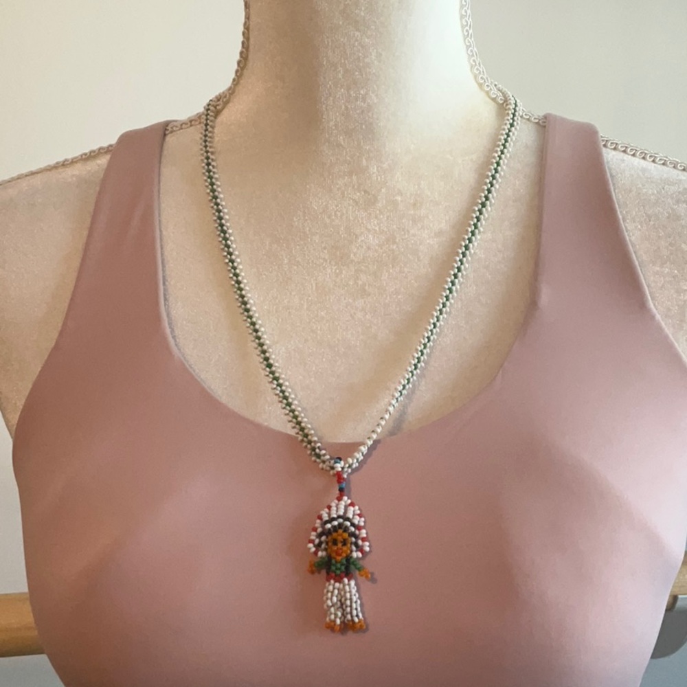 Native American beaded necklace